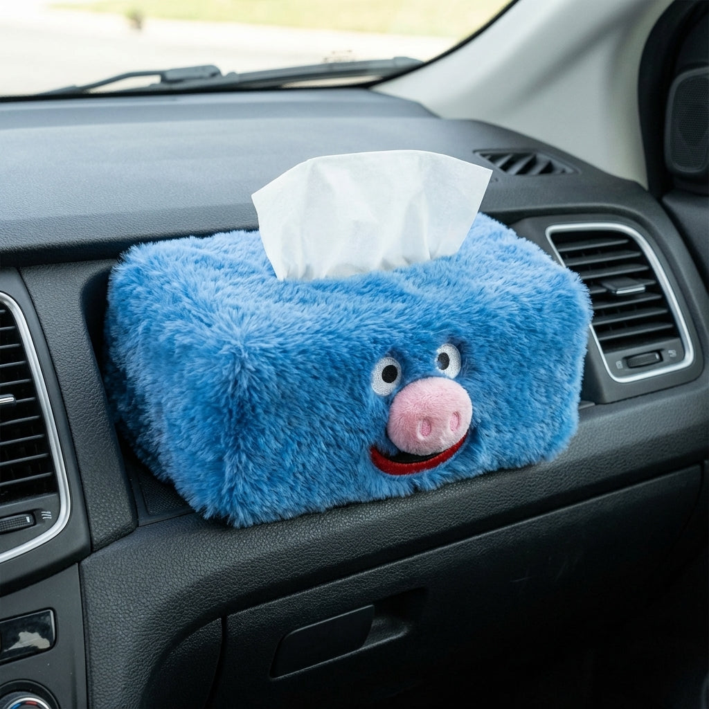 vivianarena Tissue Box Cover — Fluffy on the Outside, Practical on the Inside